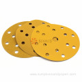 Latex Paper Based Yellow Sanding Paper Discs